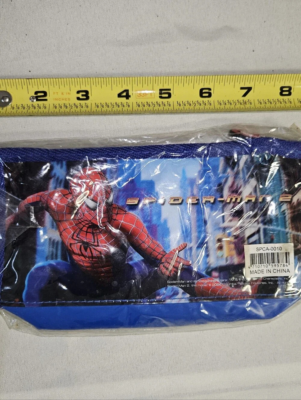 Vintage 2007 Spider-Man 3 Lunch Bag & Pencil Case Set NWT Marvel Movie Promo